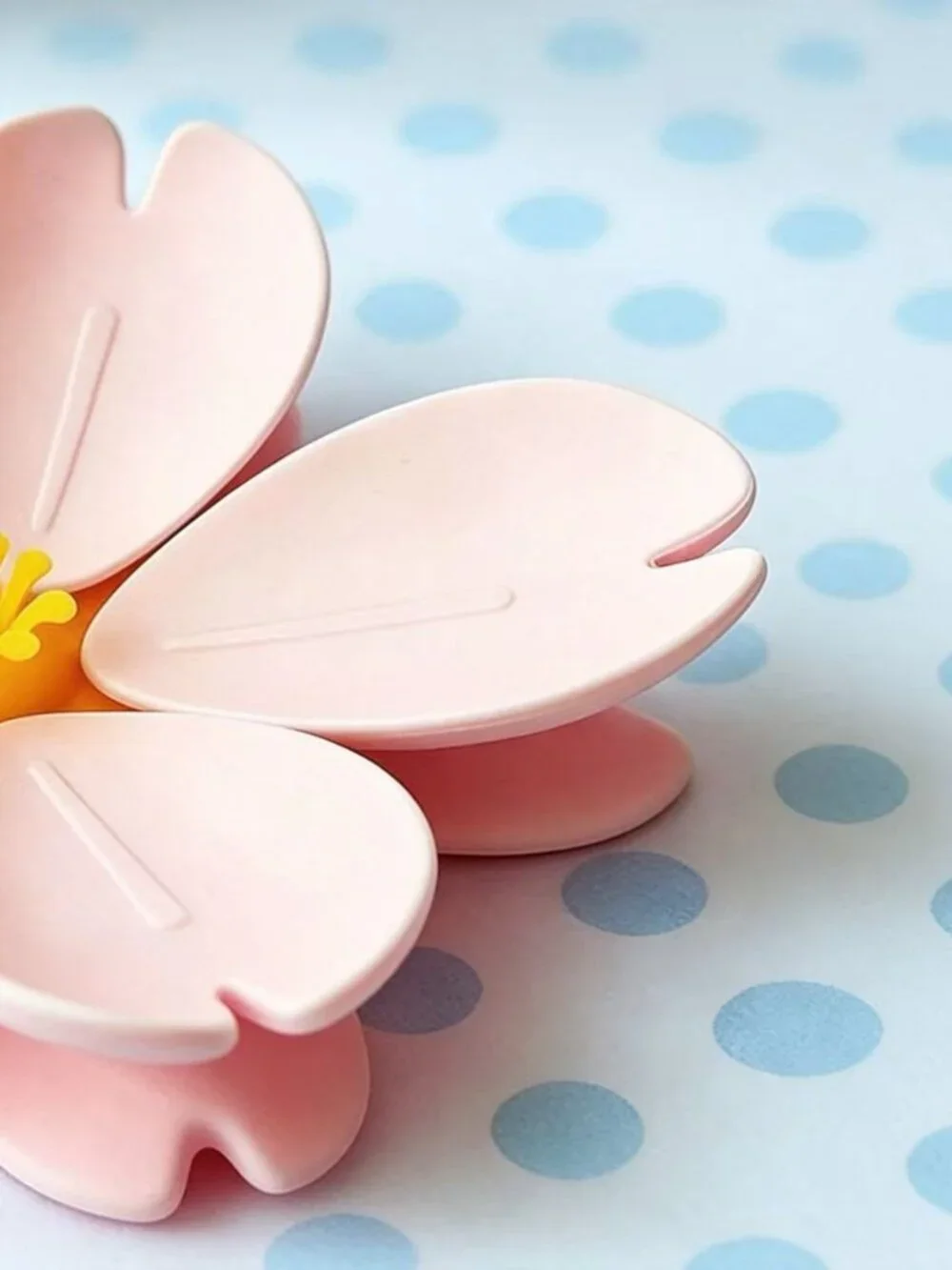 Pink Sakura Food Sealing Clips, 6 Detachable Petal Kitchen Bag Clips